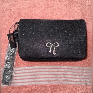Victoria's Secret Phone Shine Bow Wristlet Wallet and Clutch